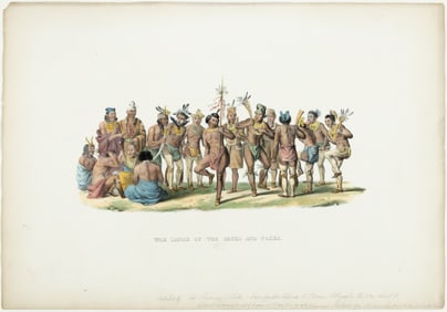 War dance of Sauks & Foxes from McKenny & Hall