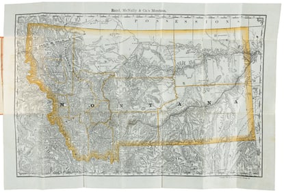 Rand McNally & Co's Montana map 1880