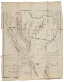 Preuss/Fremont map of Upper California 1850