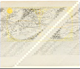 Chatelain's informative World map c.1710