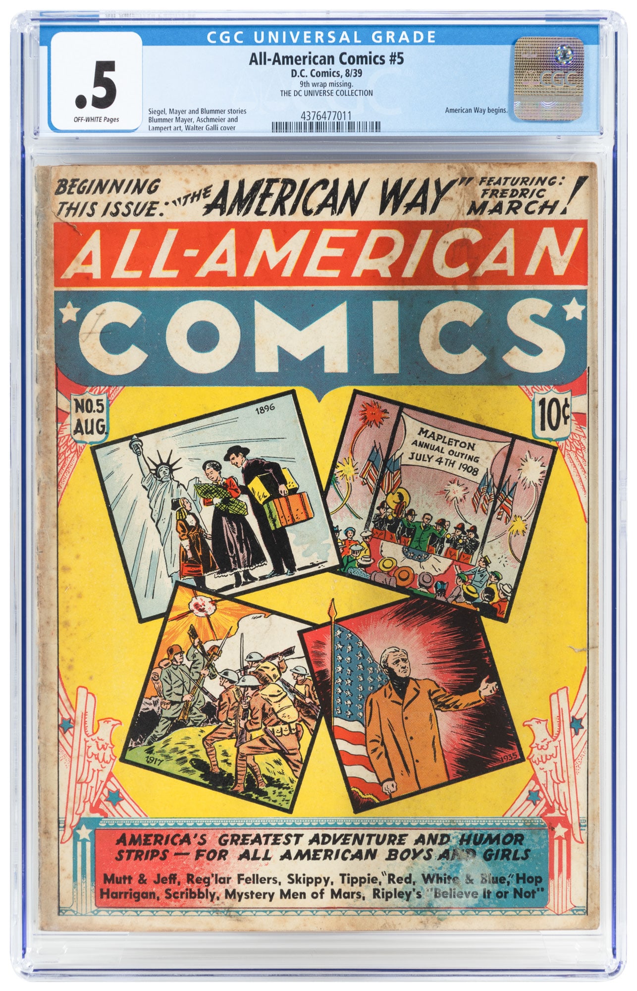 ALL-AMERICAN COMICS #5 * 10 on CGC Census (1 of 2)