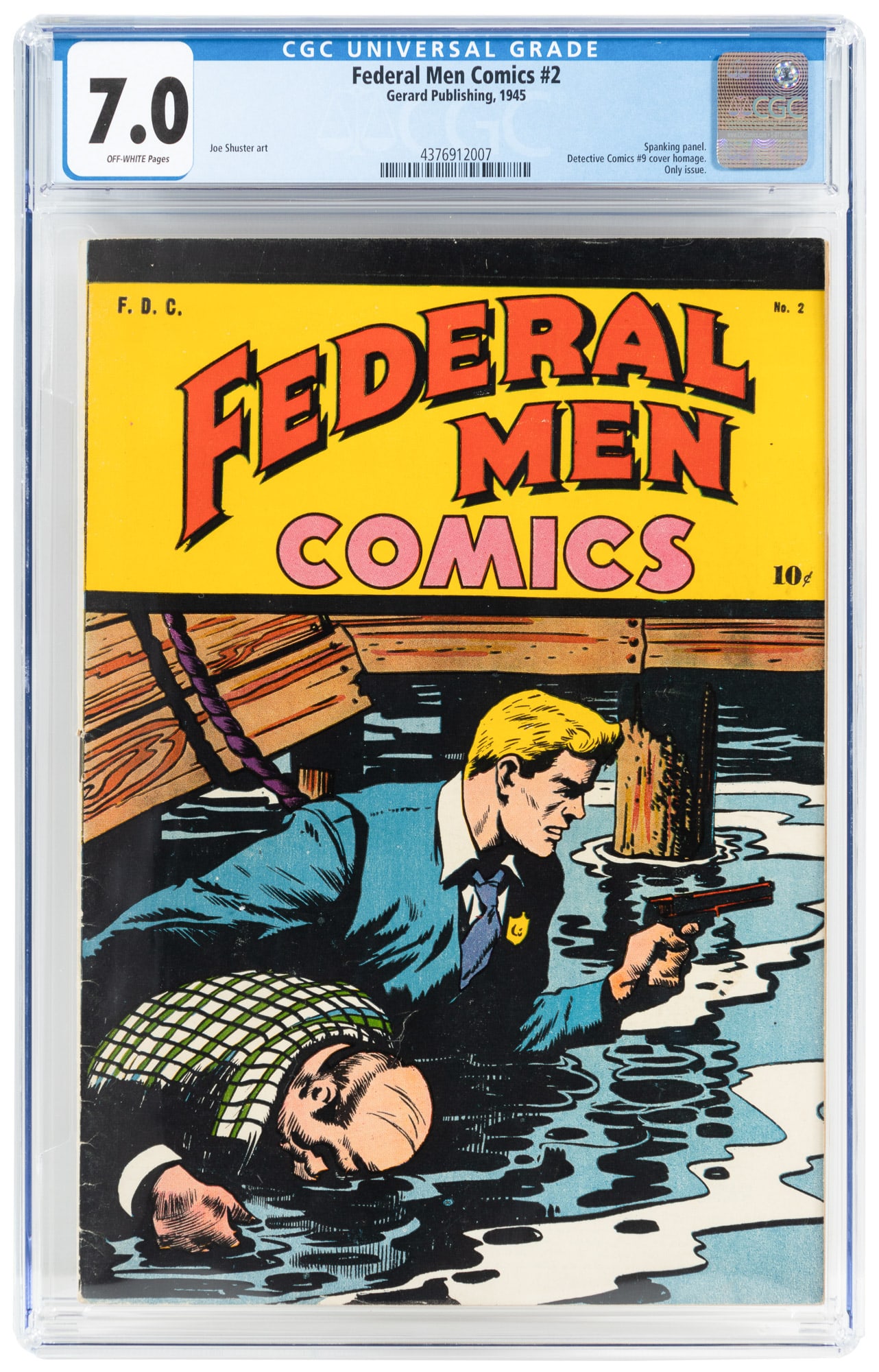 FEDERAL MEN COMICS #2 * CGC 7.0 * Feds n' Retreads (1 of 2)