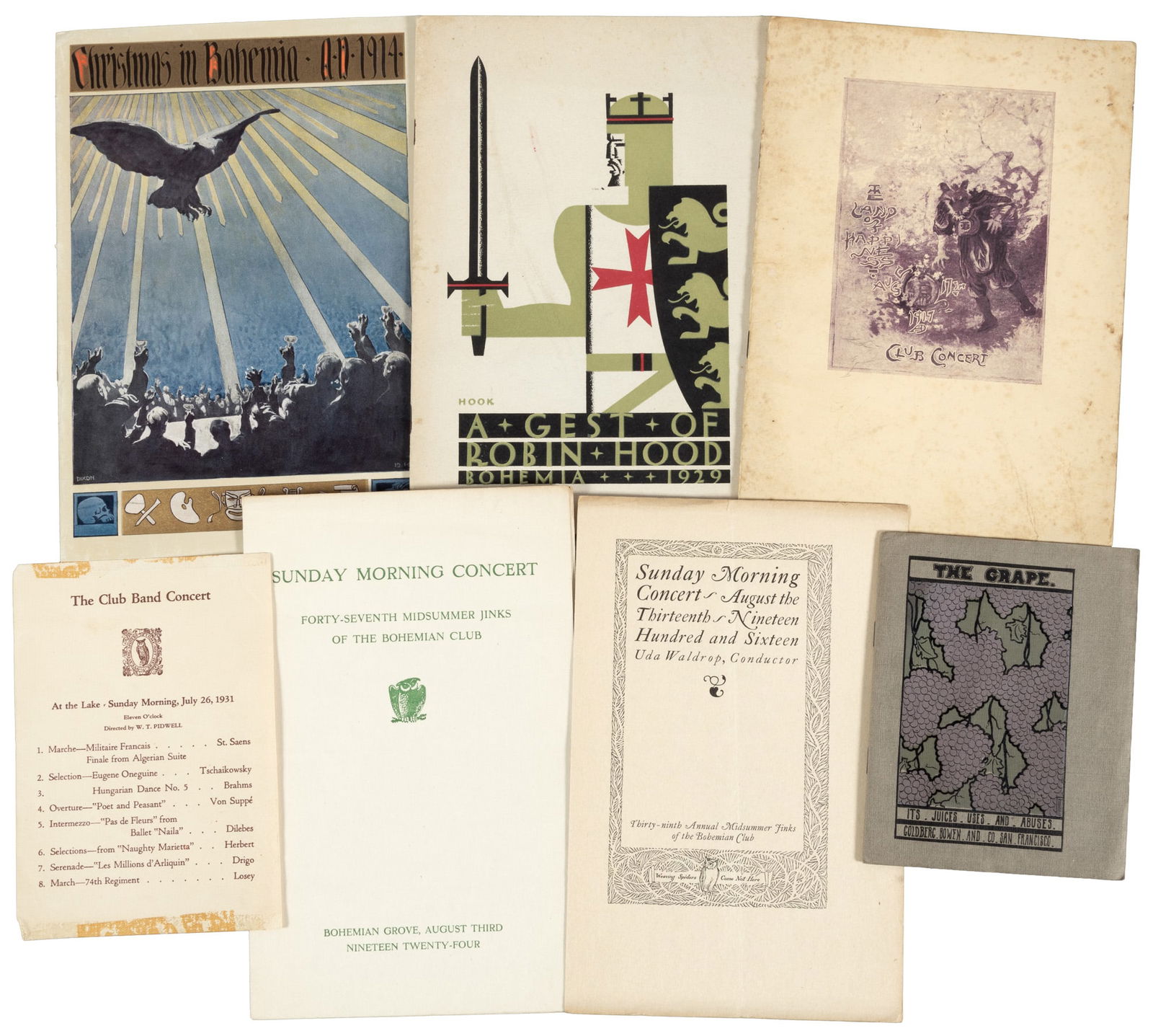 Bohemian Club materials (1 of 5)