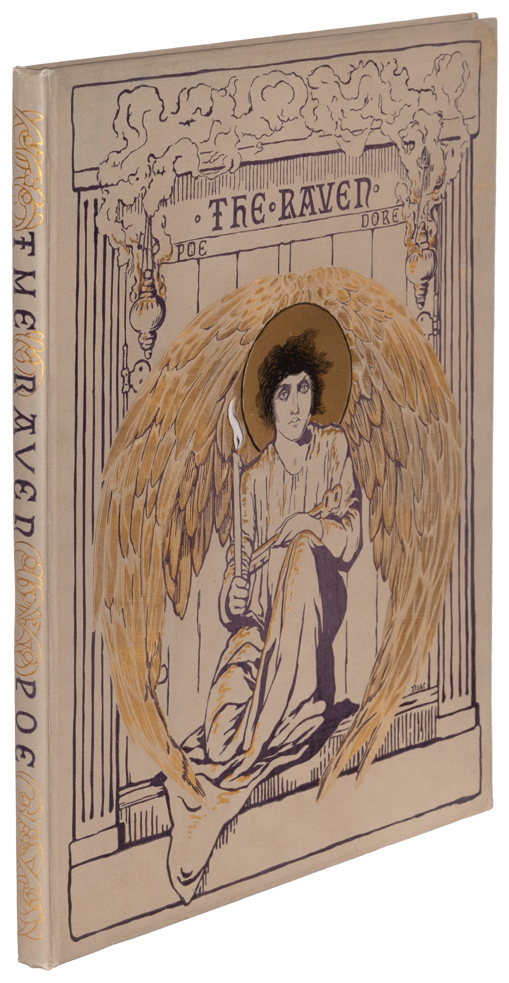 Gustave Dore's elephant folio ill. Poe's Raven (1 of 13)