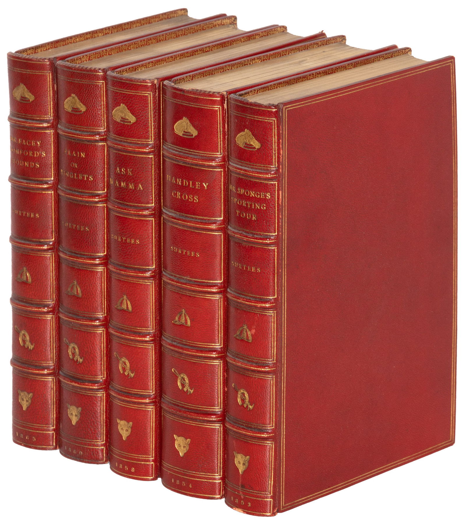 Surtees' sporting novels finely bound (1 of 6)