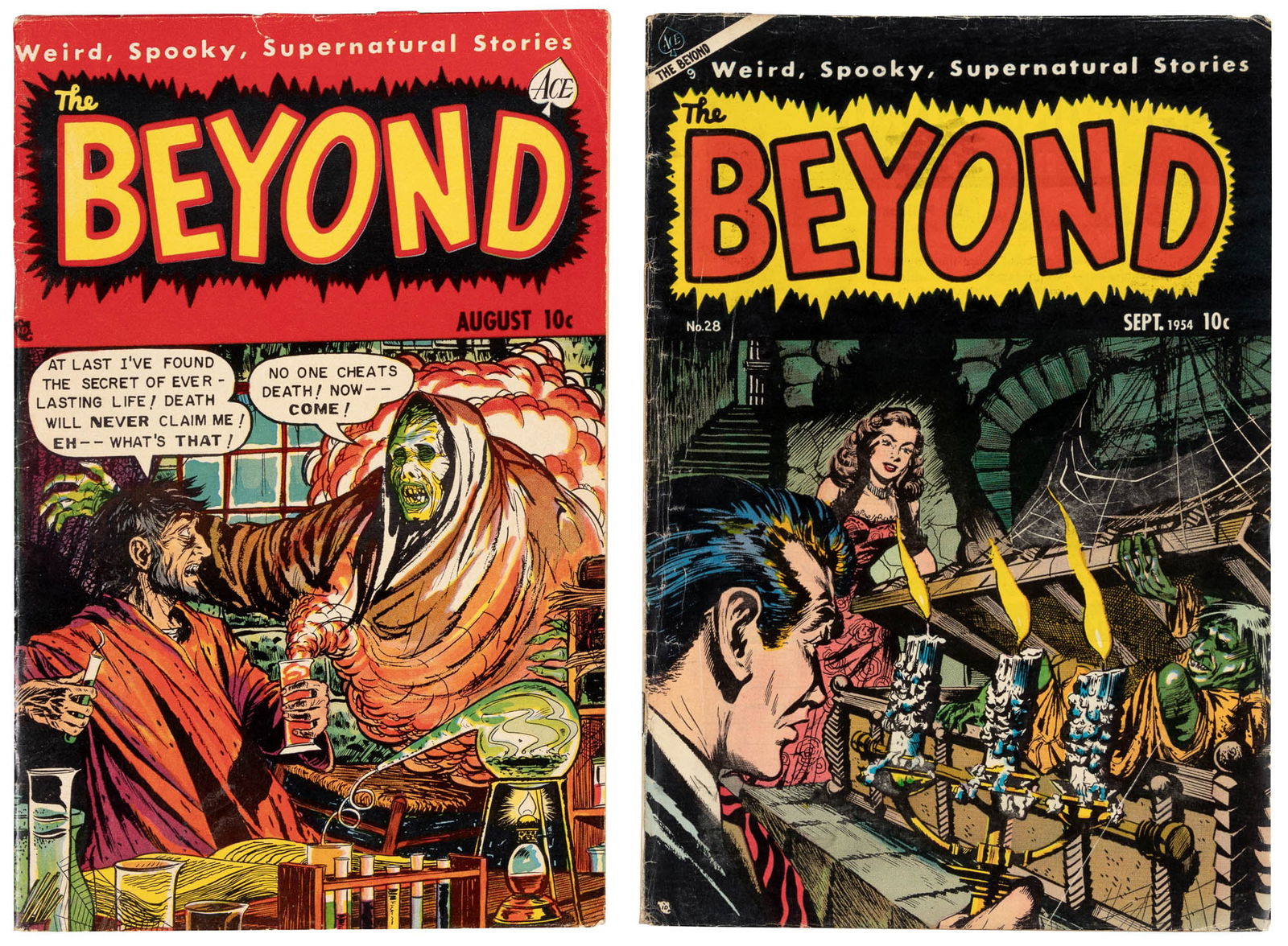 The BEYOND #s 14 & 28 * Nightmare Nuptials * Gorilla Goes Ape * Sapphic Subtext (1 of 2)