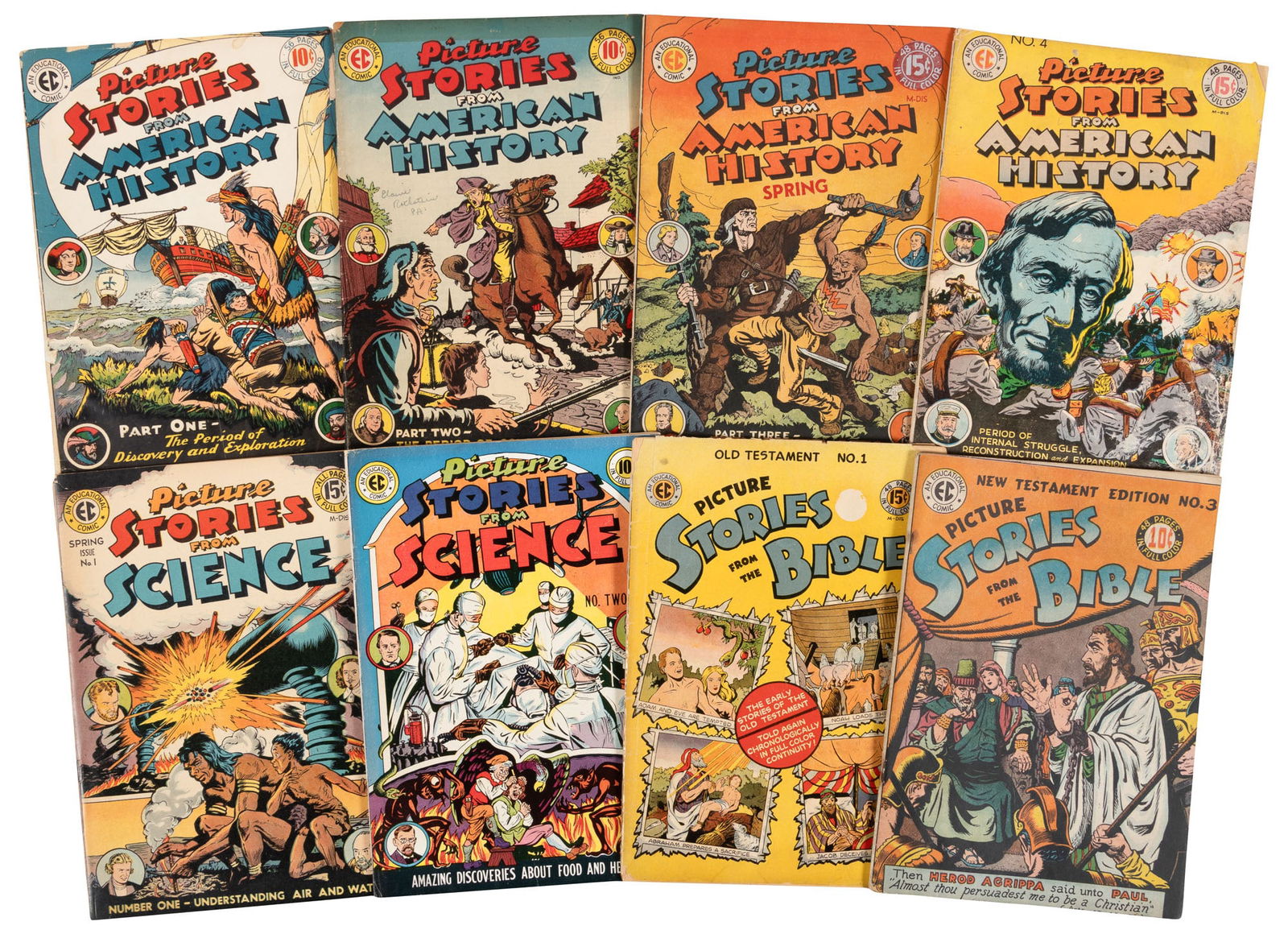 EC PICTURE STORIES Lot: 8 Comics * Oedipal Aspects of EC (1 of 1)