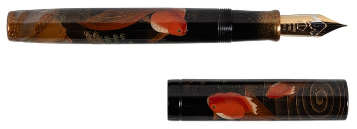NAMIKI: Emperor Goldfish Maki-e Fountain Pen