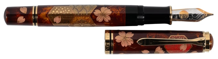 PELIKAN: Fantasia M1000 Maki-E Ltd Ed Fountain Pen