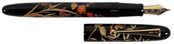 PILOT-NAMIKI: Chrysanthemums & Bamboo Maki-e Fountain Pen