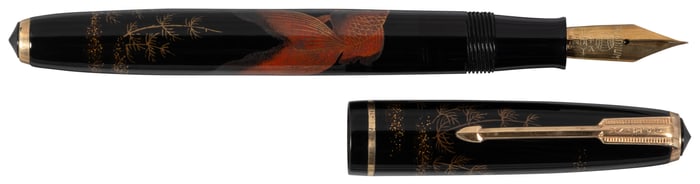 PLATINUM Goldfish Maki-e Fountain Pen, c.1950s
