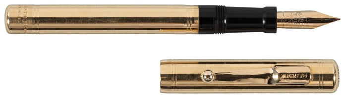 MABIE TODD: Swan" Gold-Filled Fountain Pen