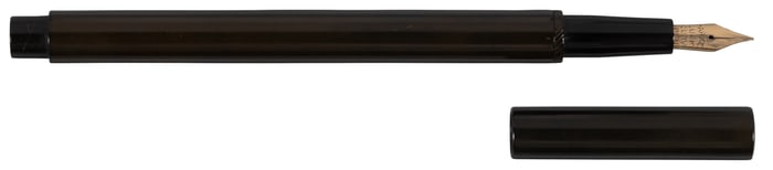 PARKER: No. 1 Lucky Curve Black Hard Rubber Fountain Pen, c.1891