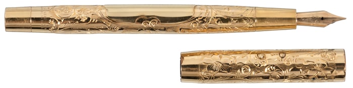 PARKER: No. 62 Gold-Filled Eyedropper Fountain Pen, c.1912