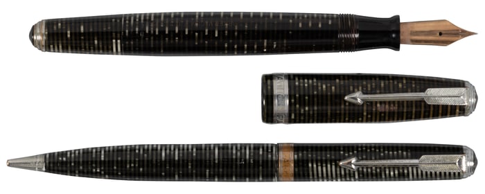 PARKER: Maxima VACUMATIC BAND" Fountain Pen & Pencil