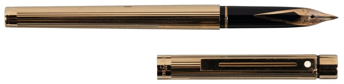 SHEAFFER Gold-Plated Fountain Pen, Slim Profile