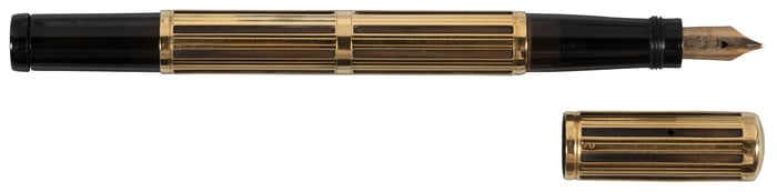 WATERMAN: No. 42Â½ Night & Day" 18K Gold Overlay Fountain Pen