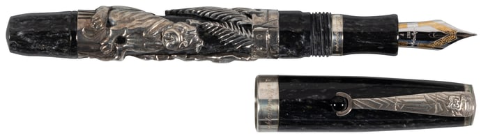 MONTEGRAPPA Oriental Zodiac Dog" Ltd Ed Fountain Pen"