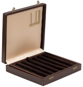 DUNHILL: Leatherette Pen (Cigar?) Display Box / Salesman Case, c.1950