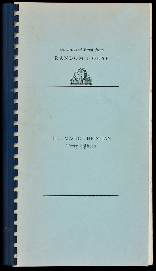 The Magic Christian - Uncorrected Proof: Title: The Magic Christian - Uncorrected Proof Author: Southern, Terry Description: 87 pp. printed on rectos only. 30.5x16 cm. (12x6¼") plastic comb binding. Advance Proof copy.The author's second no