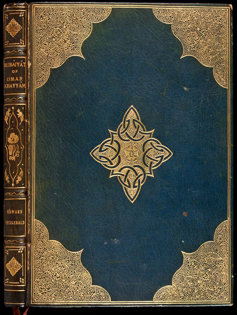 The Rubaiyat of Omar Khayyám - Finely Bound: Title: The Rubaiyat of Omar Khayyám - Finely Bound Author: Omar Khayyám Description: Unpaginated. Illustrations by Willy Pogany. (4to), full blue morocco, elaborately stamped in gilt at corners and 