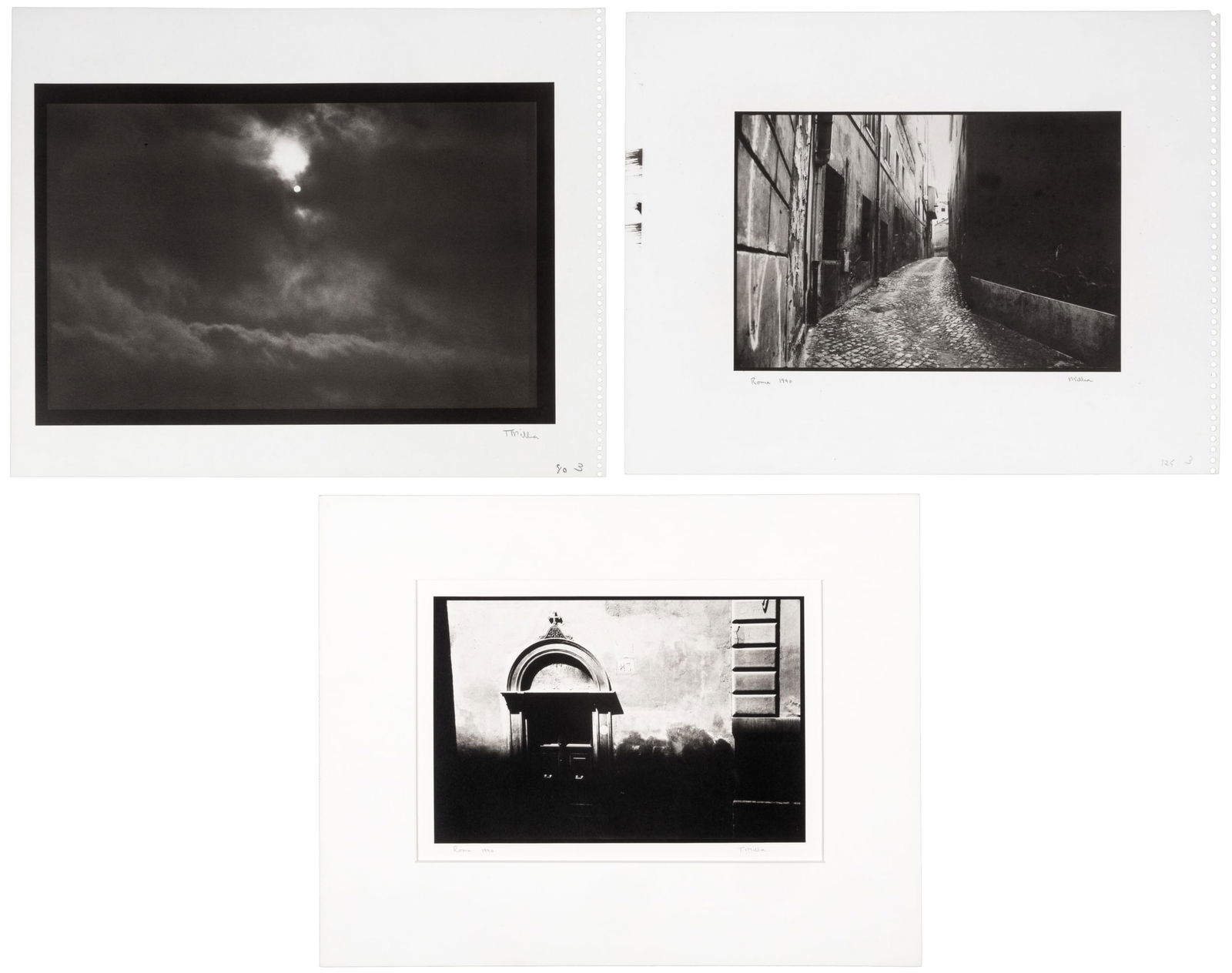 Three signed by Tom Millea (1 of 7)