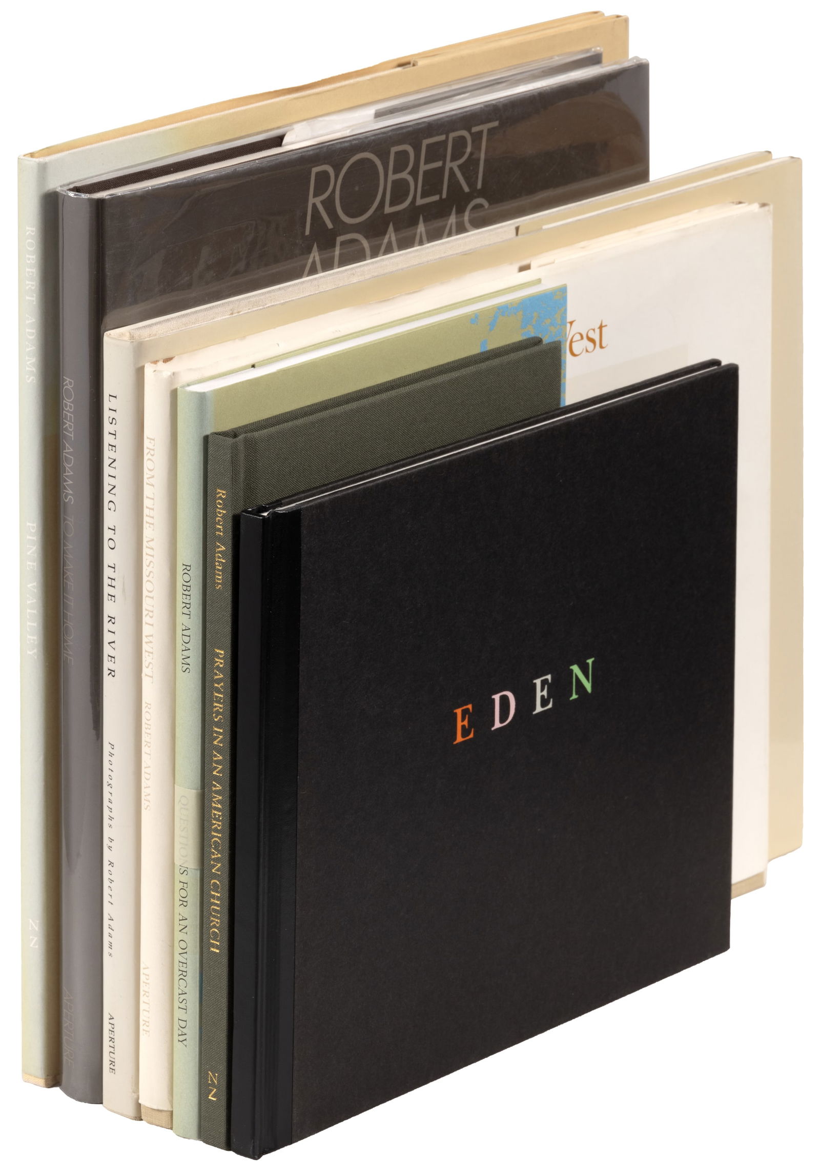 Seven photobooks by Robert Adams: Heading: Author: Adams, Robert Title: Seven photobooks by Robert Adams Place Published: Various places Publisher: Date Published: Various dates Description: 7 volumes. Formats and