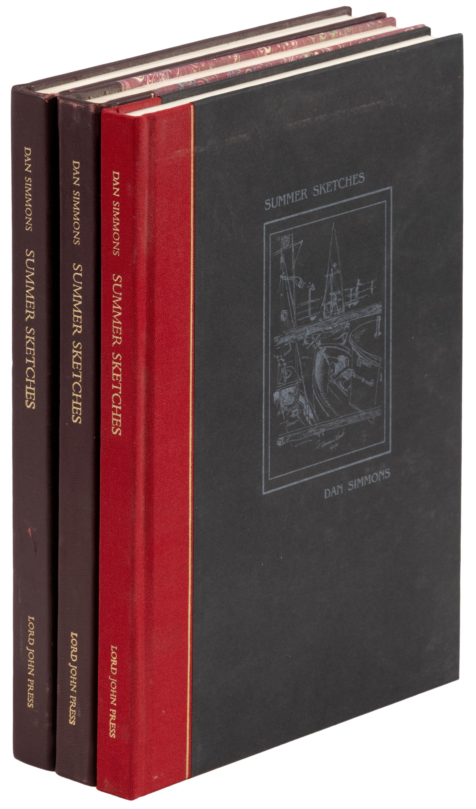 Three variants of Dan Simmons' Summer Sketches (1 of 4)