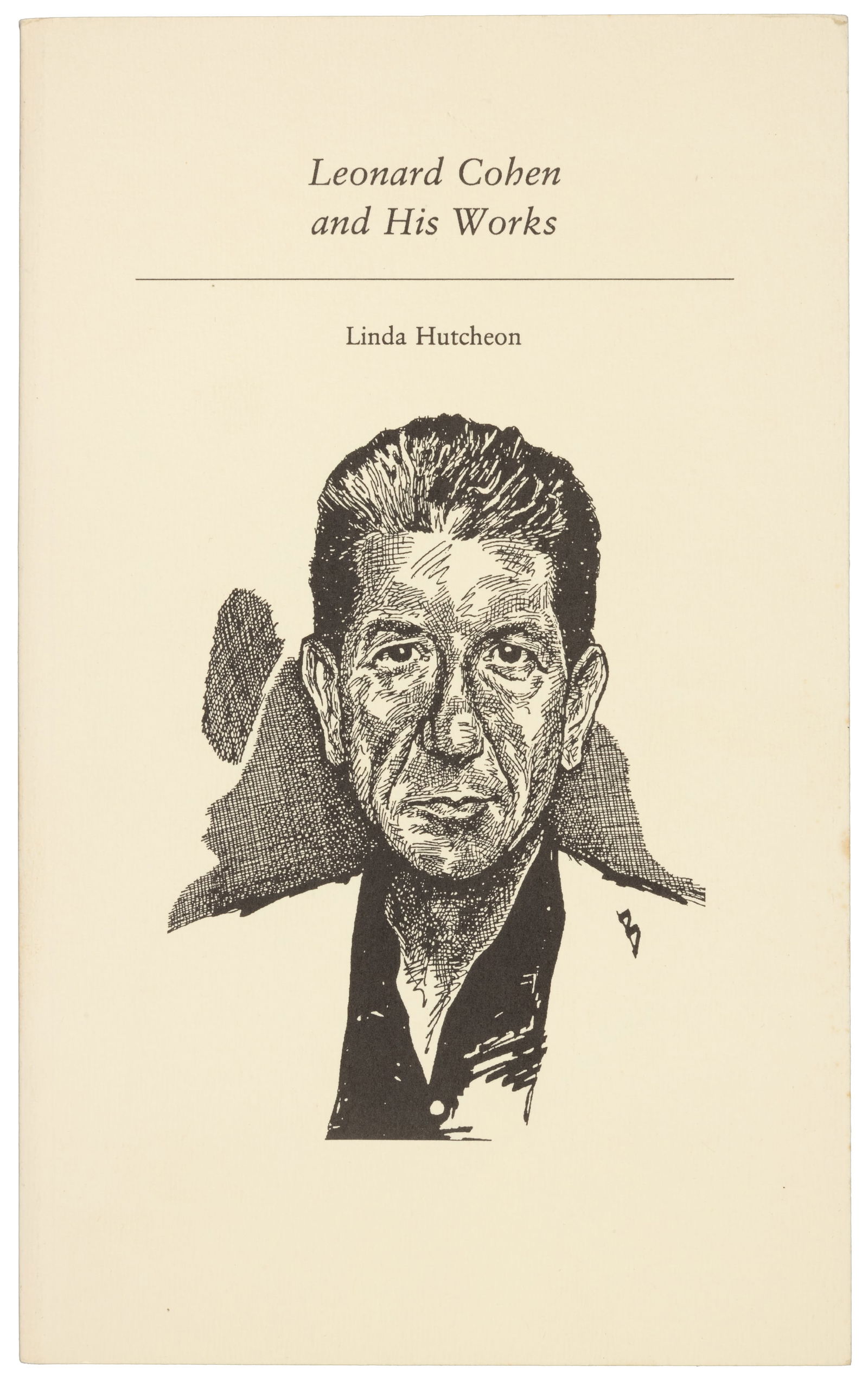 Signed by Leonard Cohen (1 of 3)