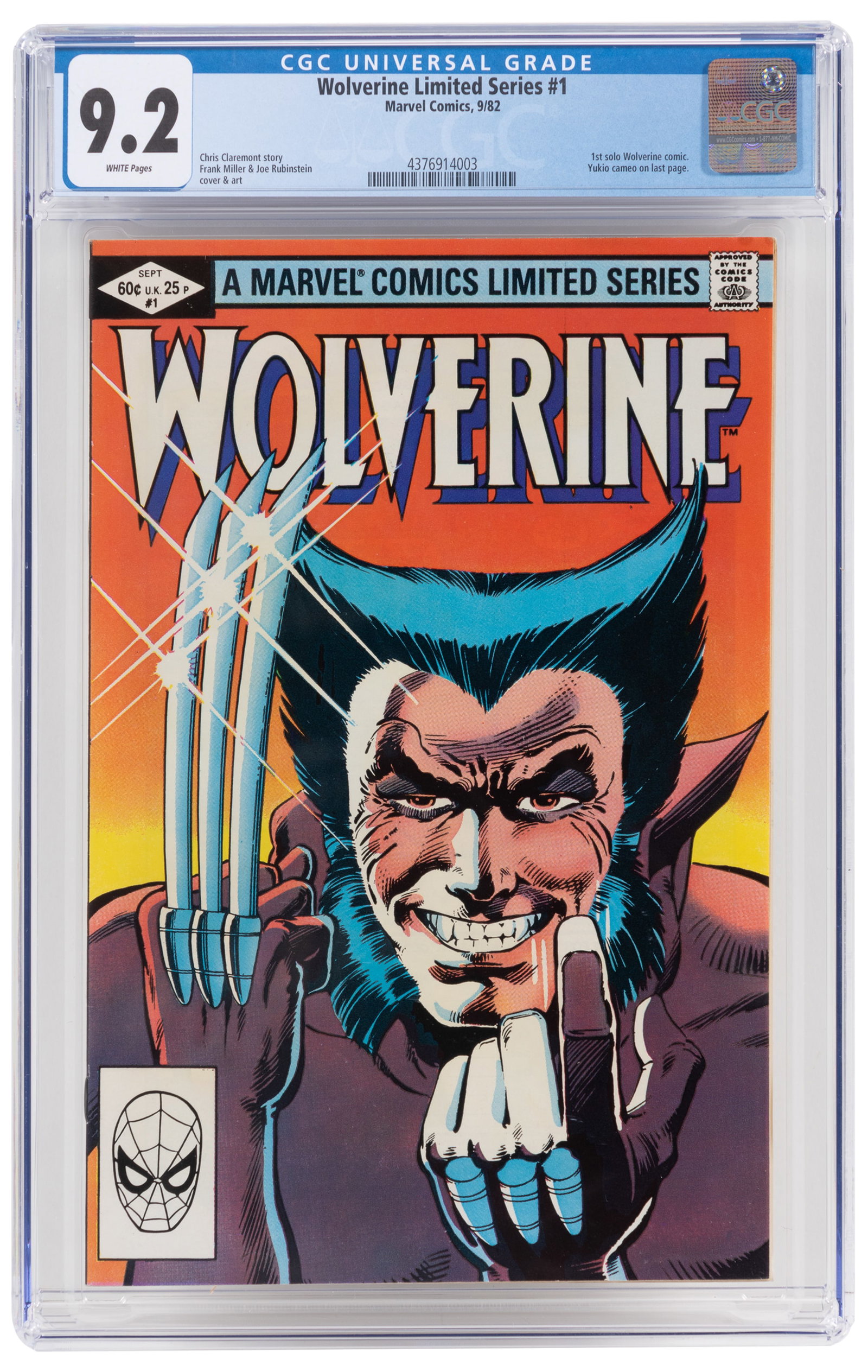 WOLVERINE #1 * CGC 9.2 (1 of 2)