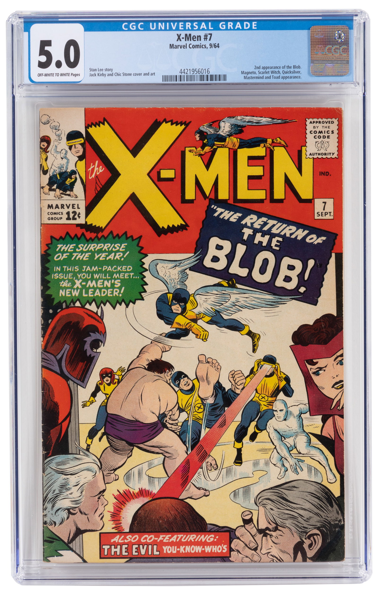 X-MEN #7 * CGC 5.0 (1 of 2)