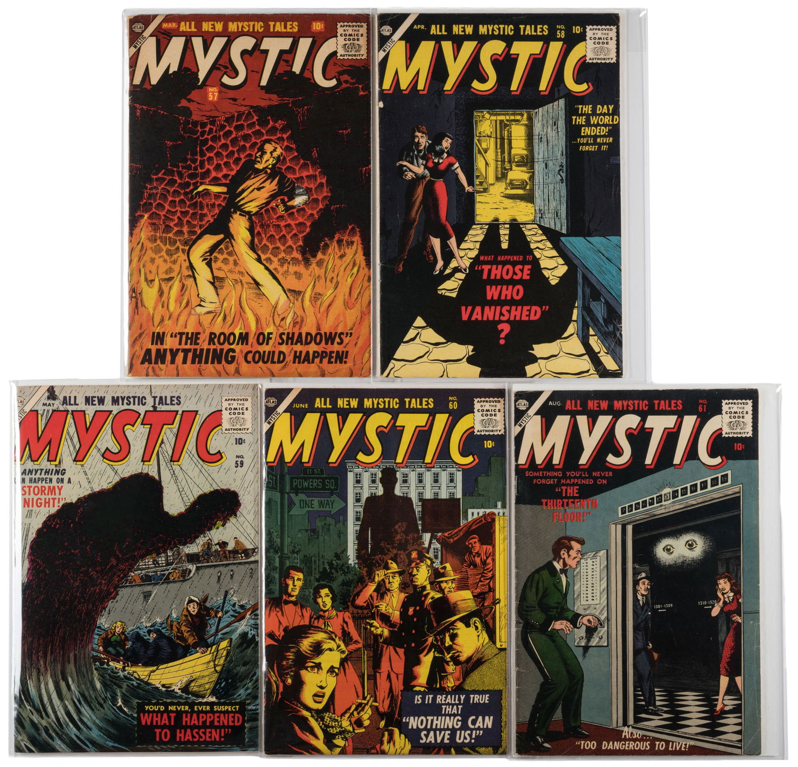 MYSTIC #s 57-61 * Lot of 5 Comics (1 of 1)