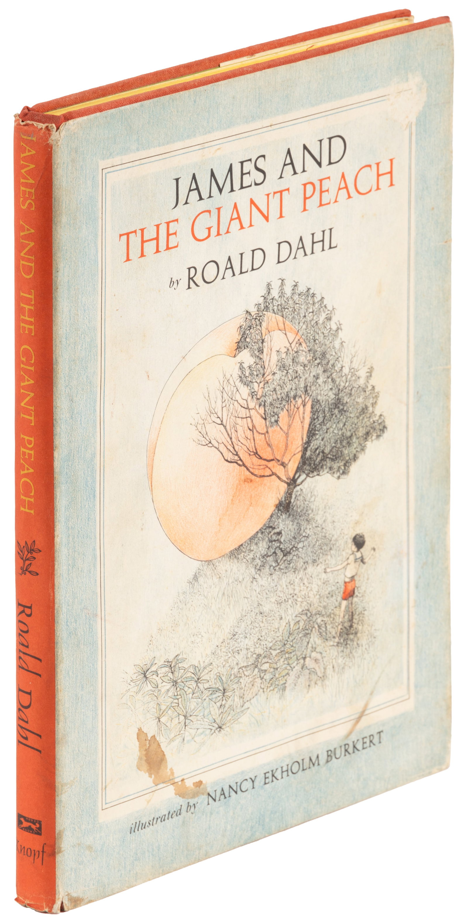 Dahl James and the Giant Peach: Heading: Author: Dahl, Roald Title: James and the Giant Peach Place Published: New York Publisher:Alfred A. Knopf Date Published: [1961] Description: Illustrated by Nandy Ekholm Bu