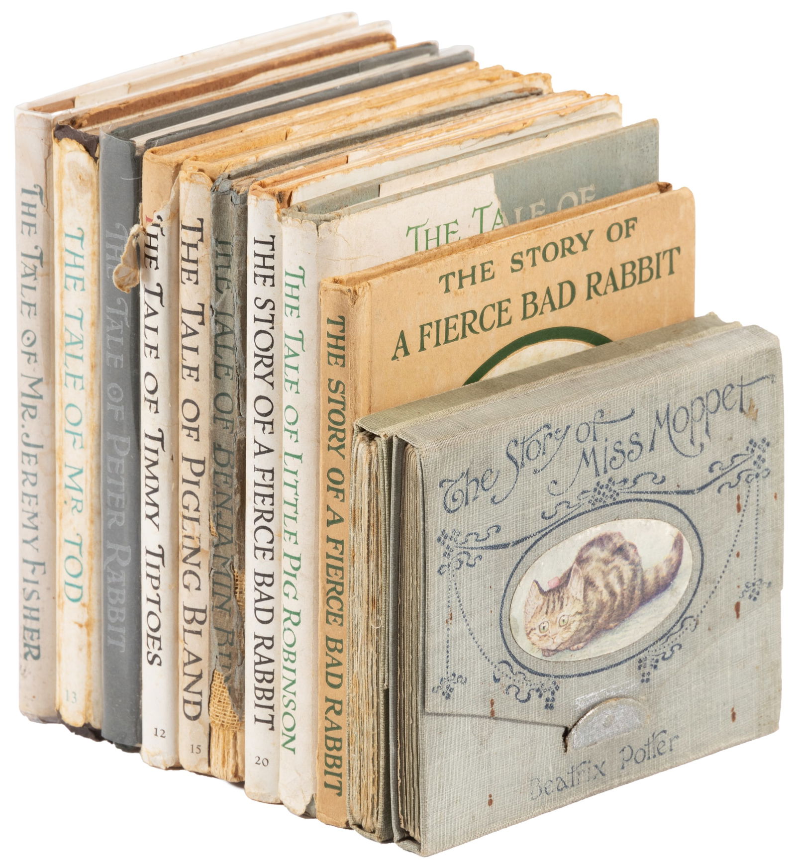 Potter, Collection of Eleven Works: Heading: Author: Potter, Beatrix Title: Eleven books by Beatrix Potter Place Published: London and New York Publisher:Frederick Warne & Co. Date Published: 1904-1933 Description: 1