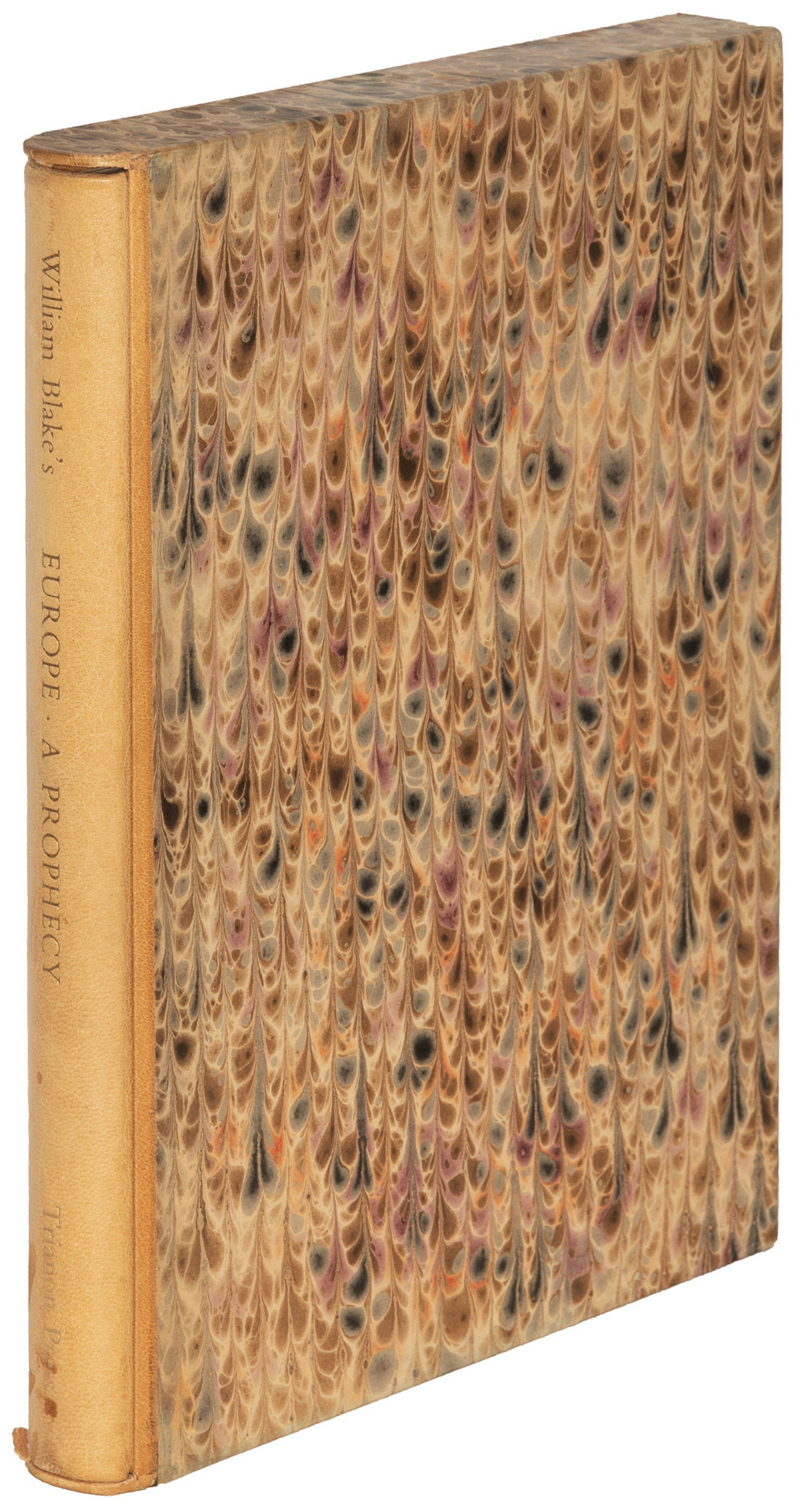 Deluxe copy of Trianon Europe: A Prophecy: Heading: (Blake, William - Trianon Press) Author: Blake, William Title: Europe: A Prophecy Place Published: [London] Publisher:[Trianon Press for William Blake Trust] Date Published: [1969]