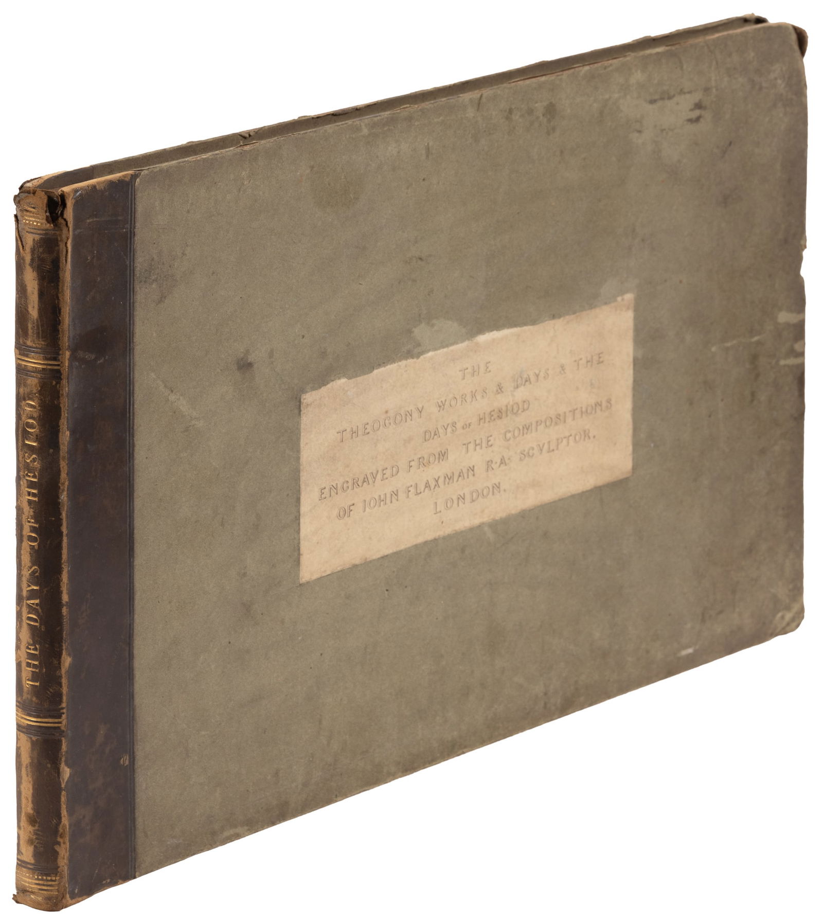 Flaxman designs engraved by William Blake: Heading: Author: Blake, William Title: The Theogony Works & Days & The Days of Hesiod Engraved from the Compositions of John Flaxman R.A. Sculptor, London Place Published: London Publisher:Londman, H