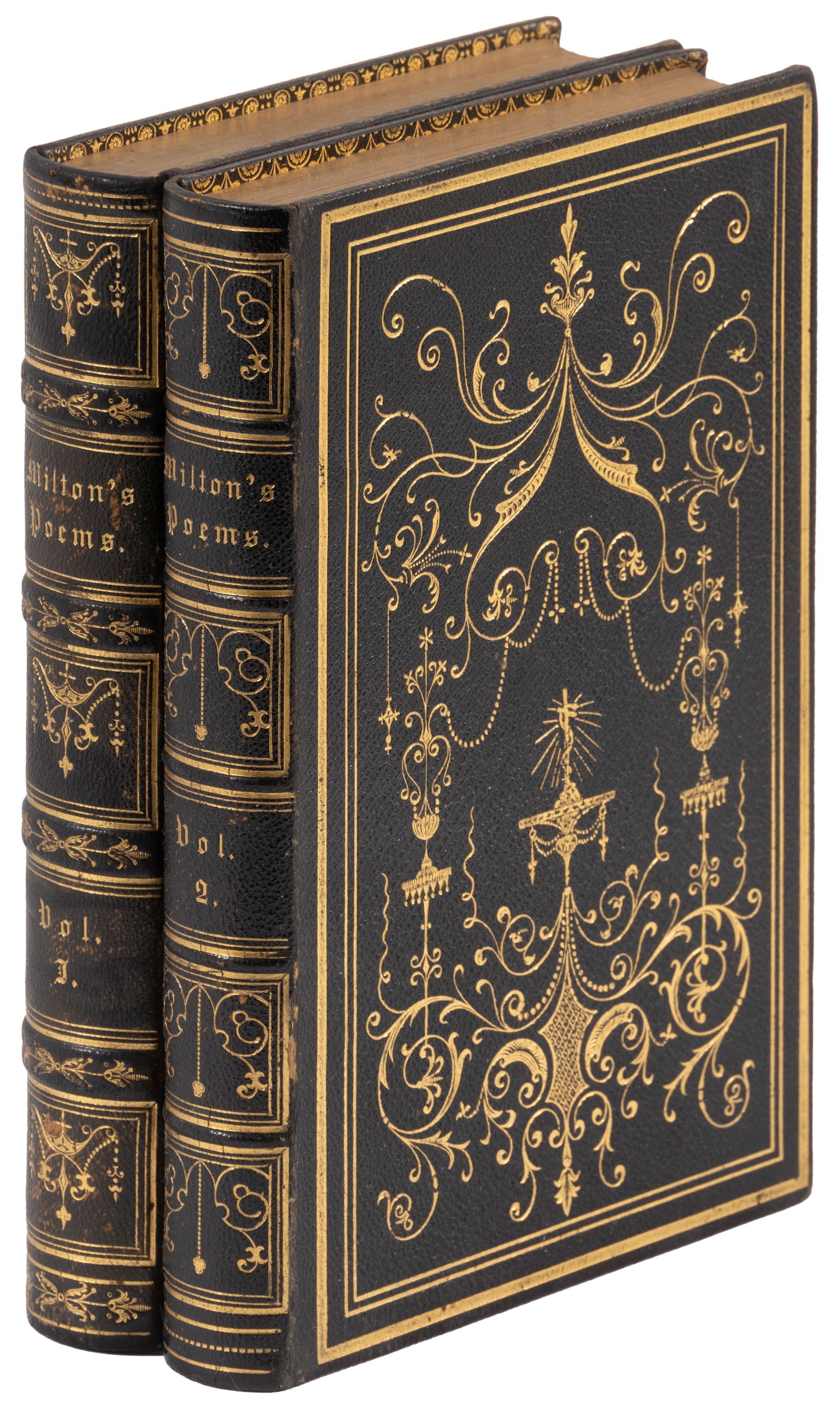 The poetry of John Milton, nicely bound (1 of 2)