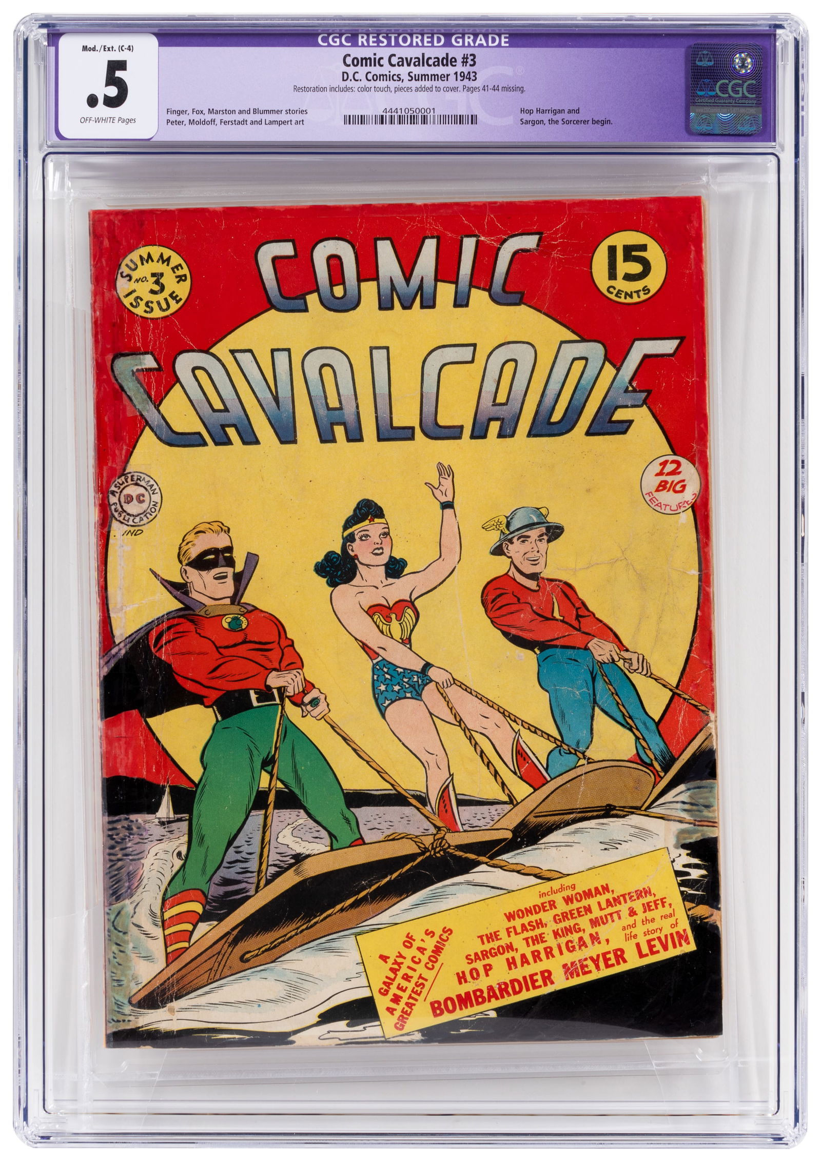 COMIC CAVALCADE #3 * DC Universe Collection * Hop Harrigan (1 of 2)