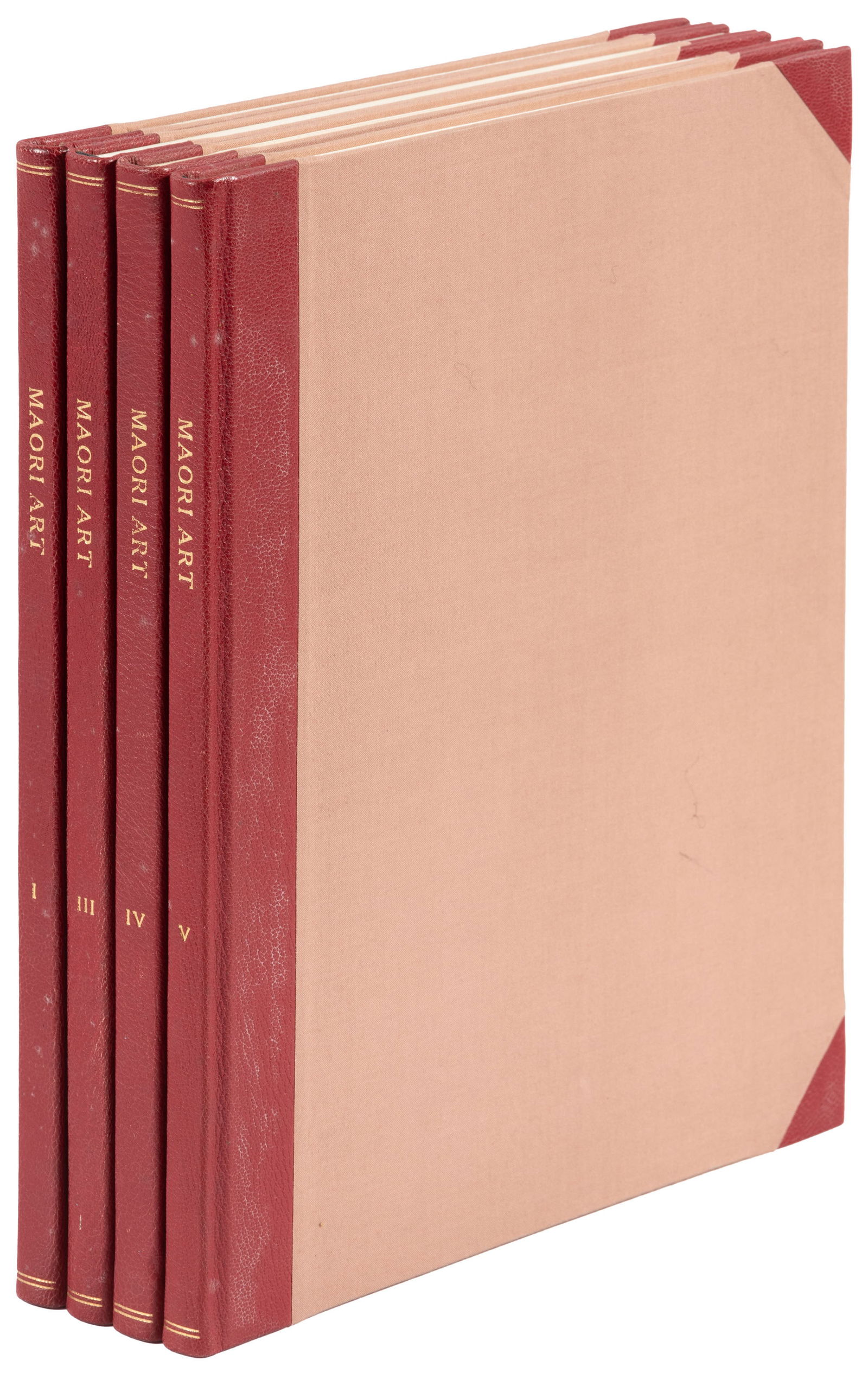 Four volumes on Maori canoes, art and culture (1 of 5)