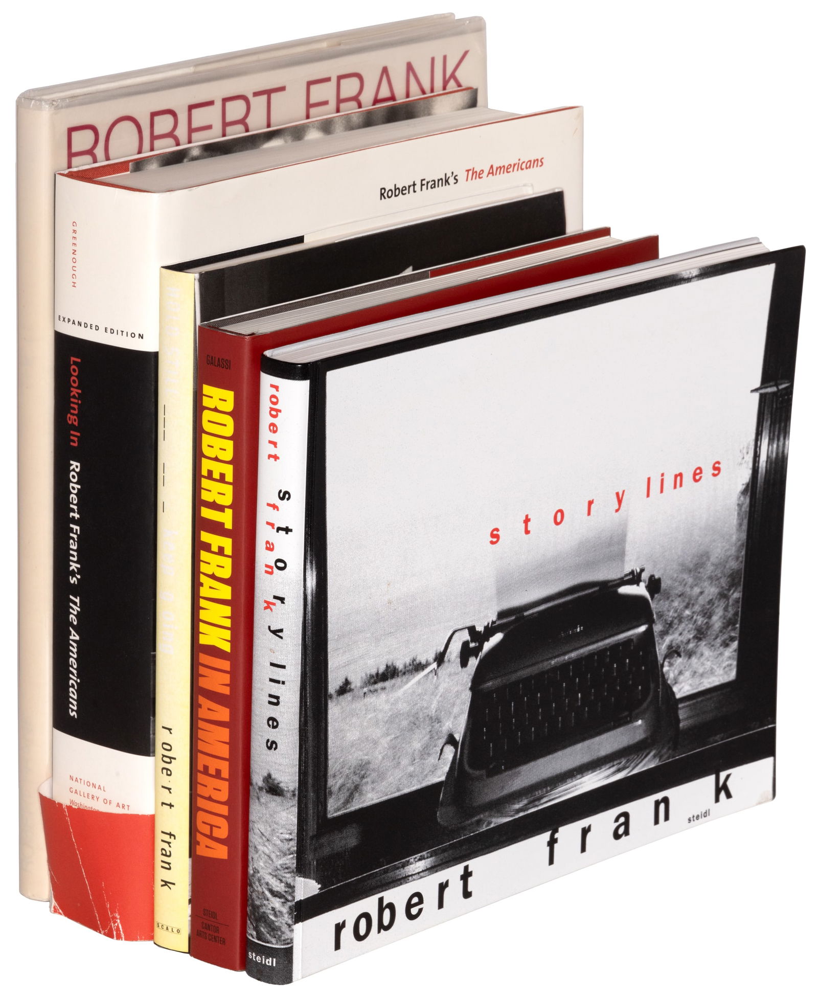 Five volumes of Robert Frank's photography: Heading: Author: Frank, Robert Title: Five volumes by or about Robert Frank Place Published: Publisher: Date Published: 1989-2014 Description: 5 volumes. Illustrated from photogra