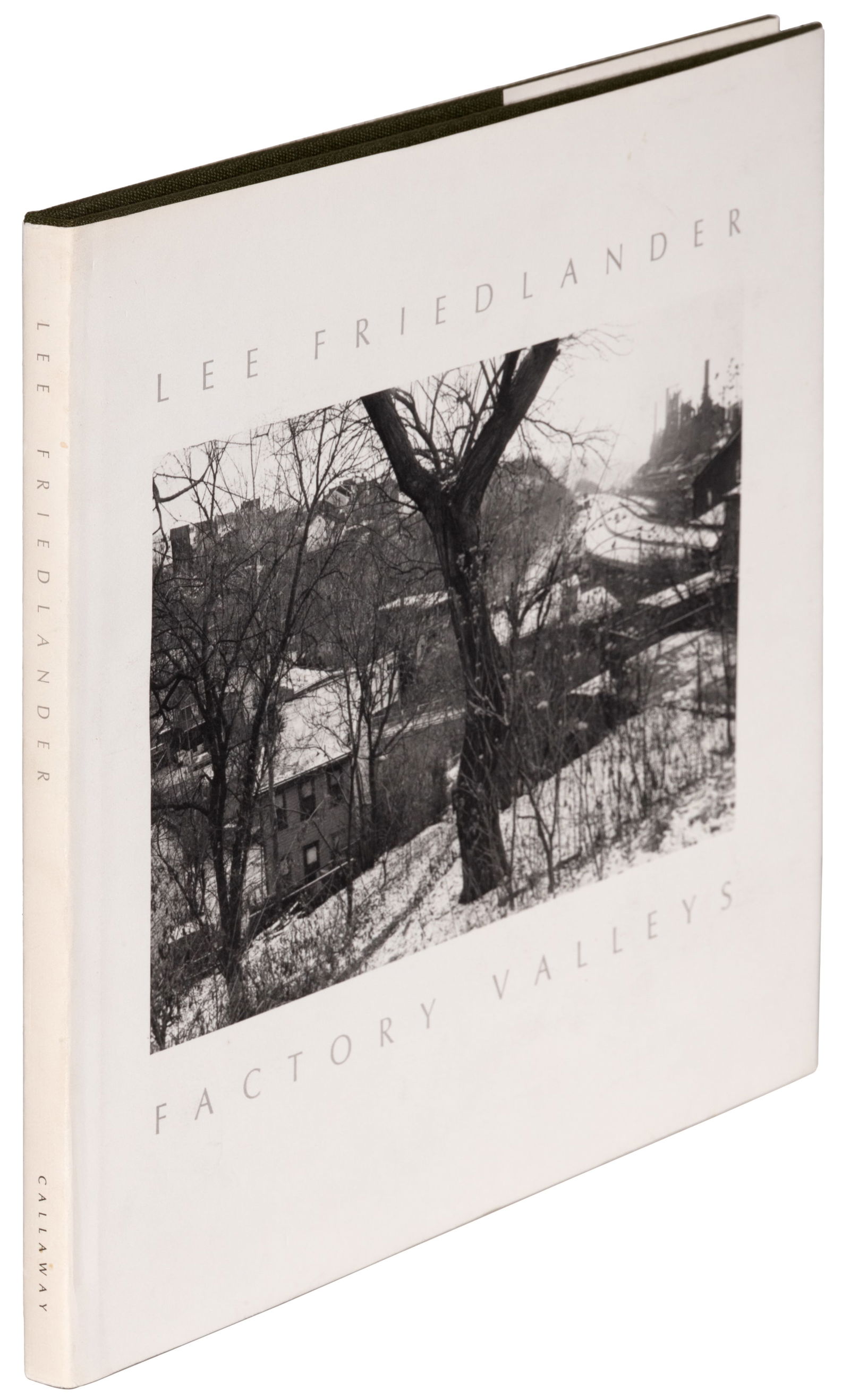 Factory Valleys, signed by Lee Friedlander: Heading: Author: Friedlander, Lee Title: Factory Valleys: Ohio & Pennsylvania Place Published: New York Publisher:Callaway Editions Date Published: 1982 Description: Plates through