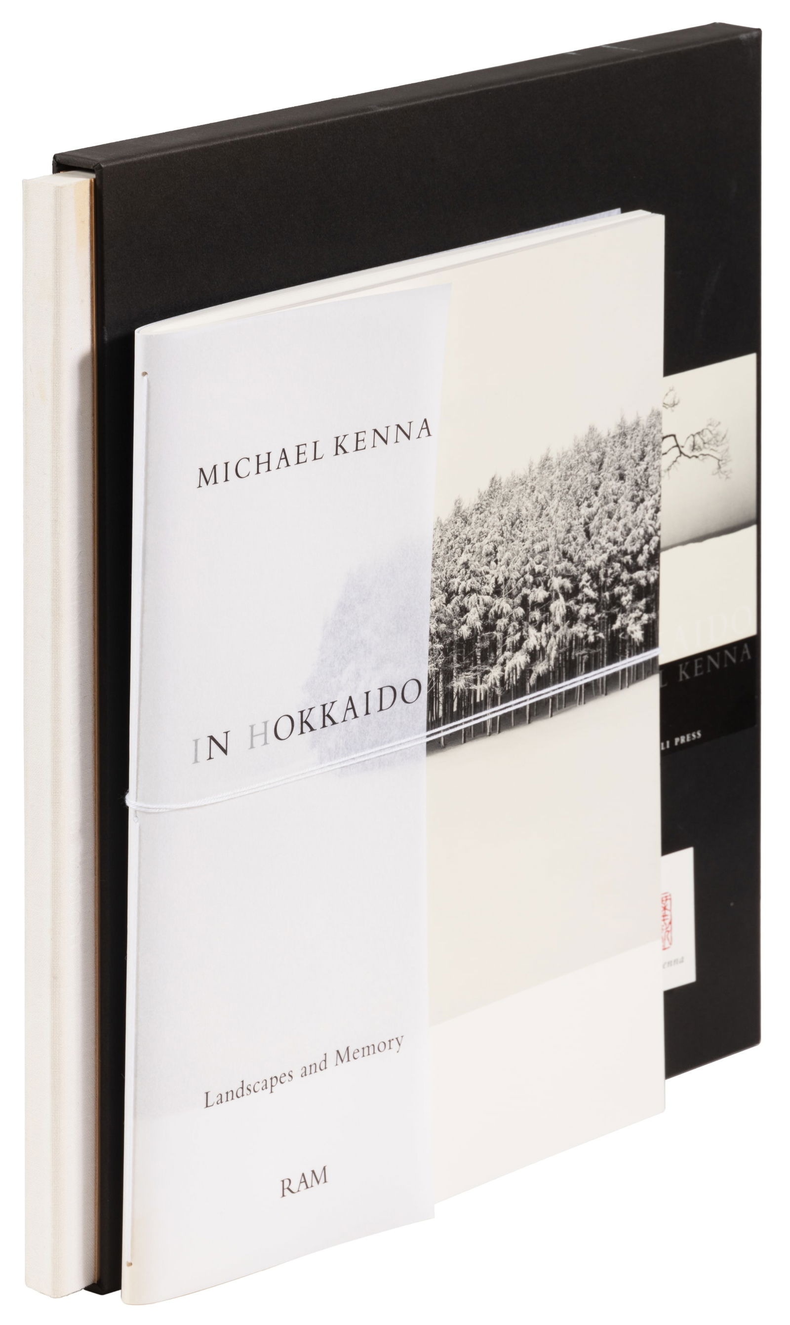 Two photobooks by Michael Kenna: Heading: Author: Kenna, Michael Title: Hokkaido [with] In Hokkaido: Landscape and Memory Place Published: [Portland, OR]; Publisher:Nazraeli Press Date Published: [2006]; [2009] Descri