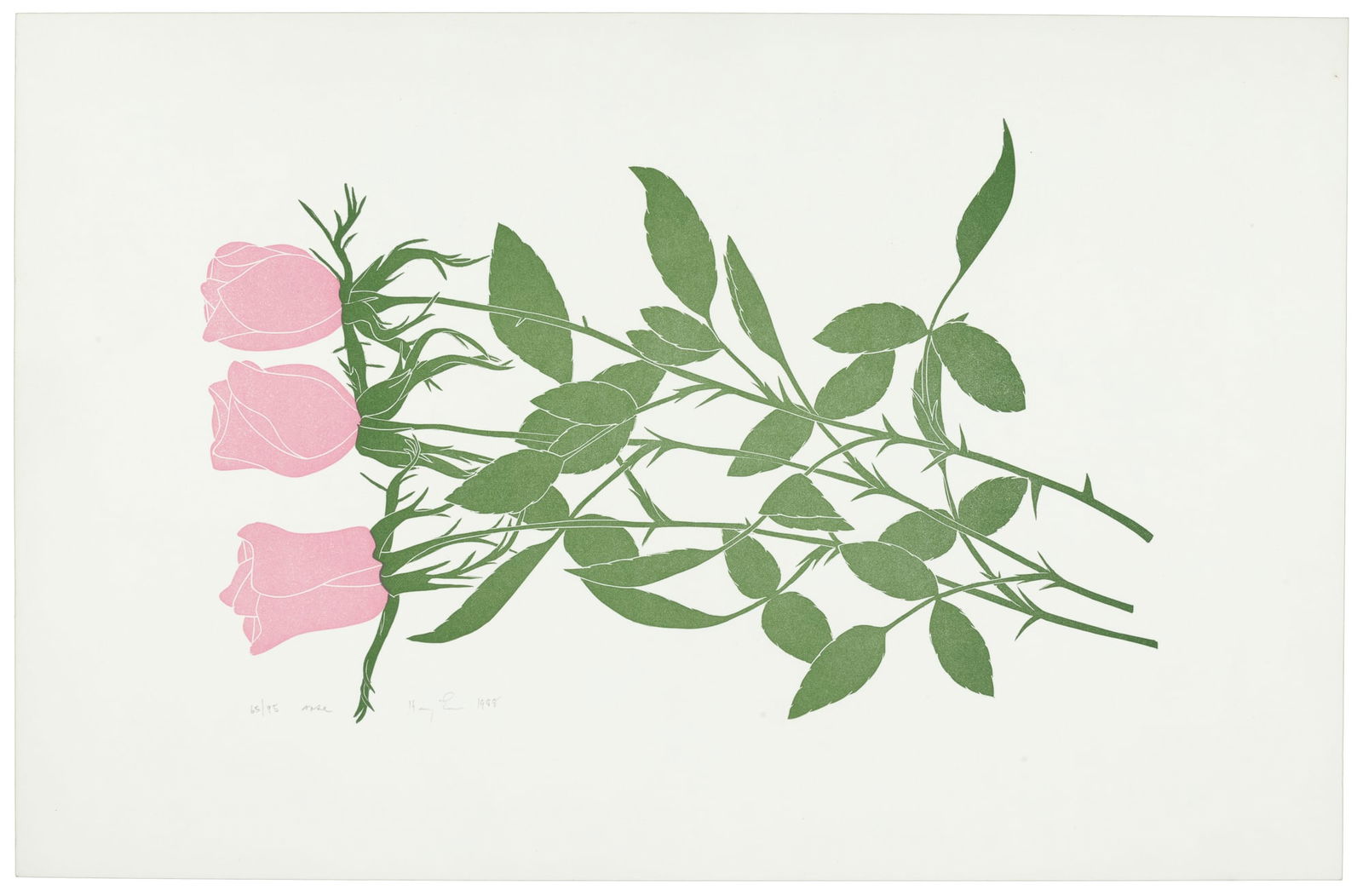 Rose signed by Henry Evans (1 of 2)