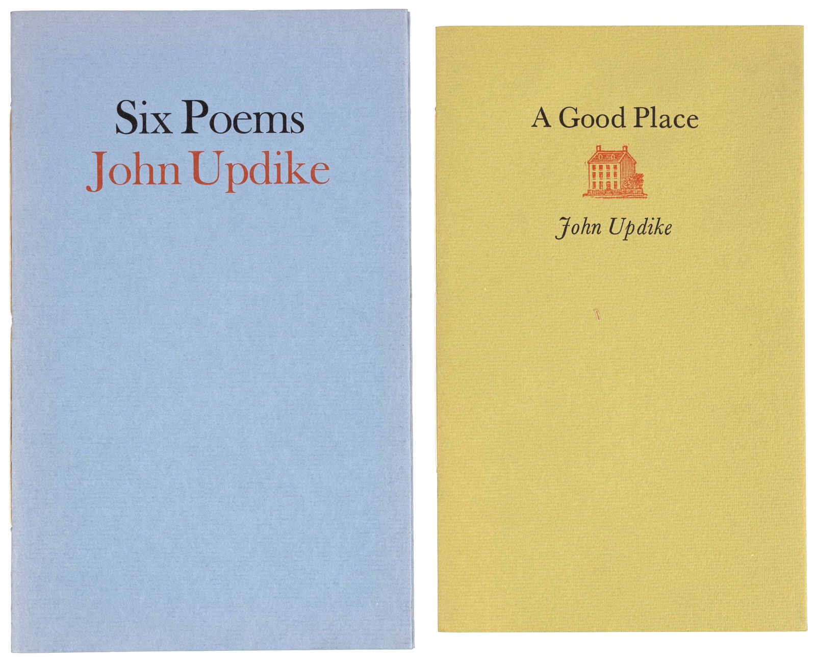 2 Aloe Editions/Oliphant Press works by Updike, signed (1 of 1)