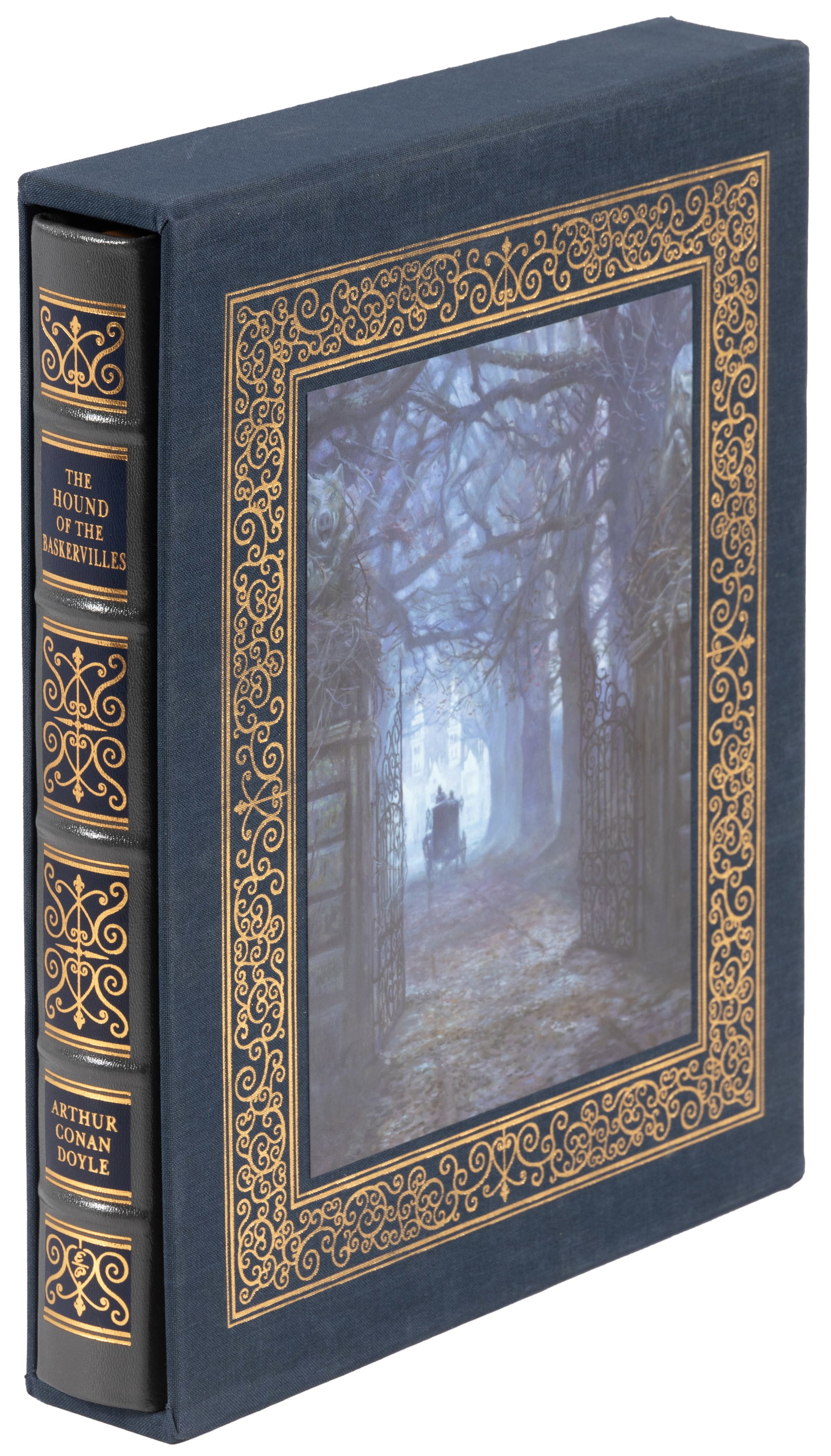Doyle, Hound of the Baskervilles, Signed and Illustrated: Heading: Author: Doyle, Arthur Conan Title: The Hound of the Baskervilles Place Published: Norwalk Publisher:The Easton Press Date Published: 2013 Description: Illustrated by Matth