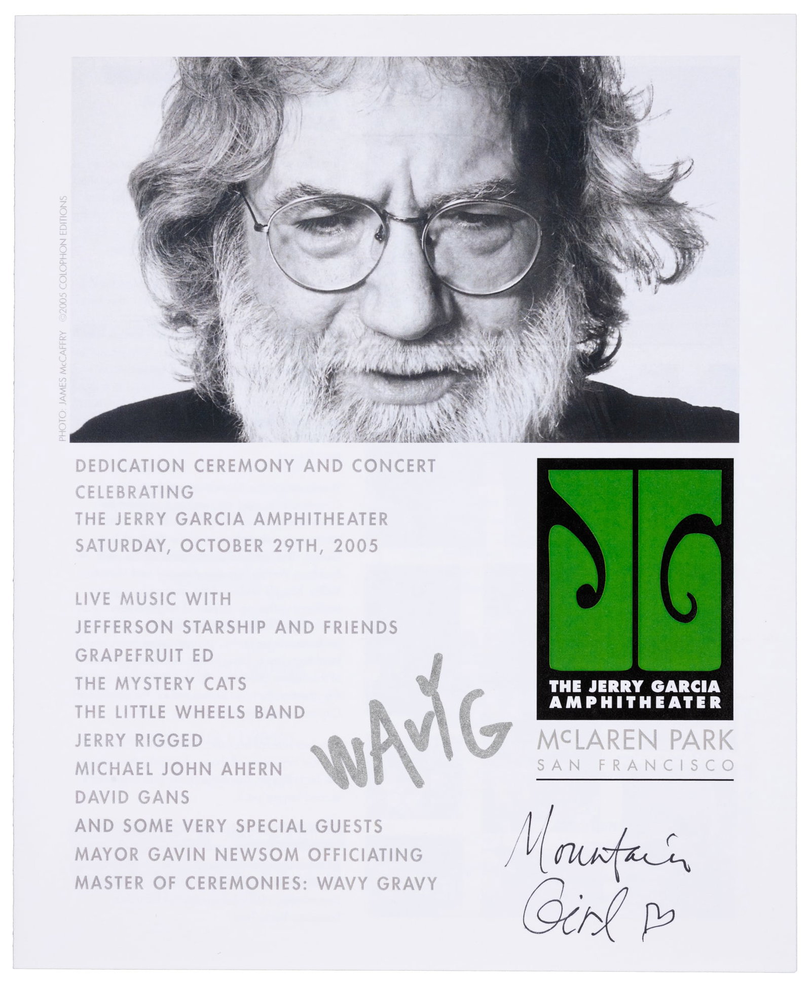 Signed by Wavy Gravy & Mountain Girl (1 of 1)