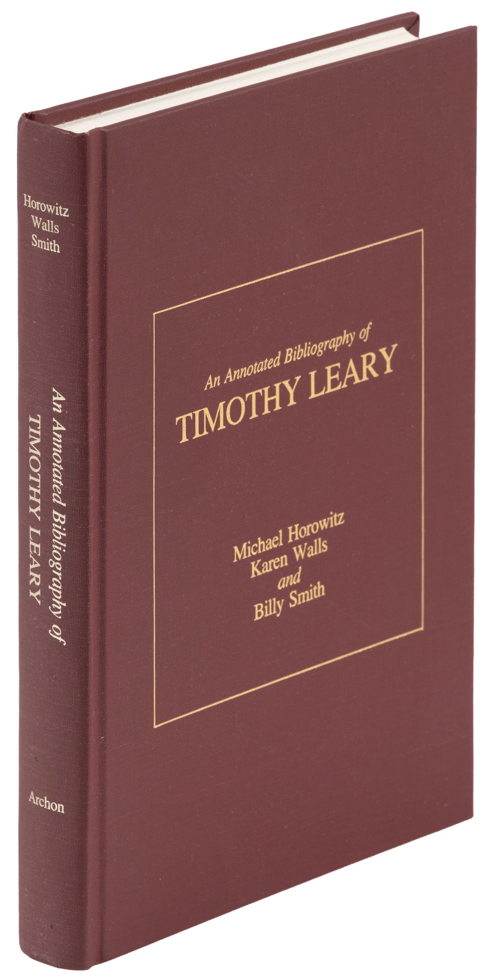 Bibliography of Timothy Leary inscribed (1 of 2)