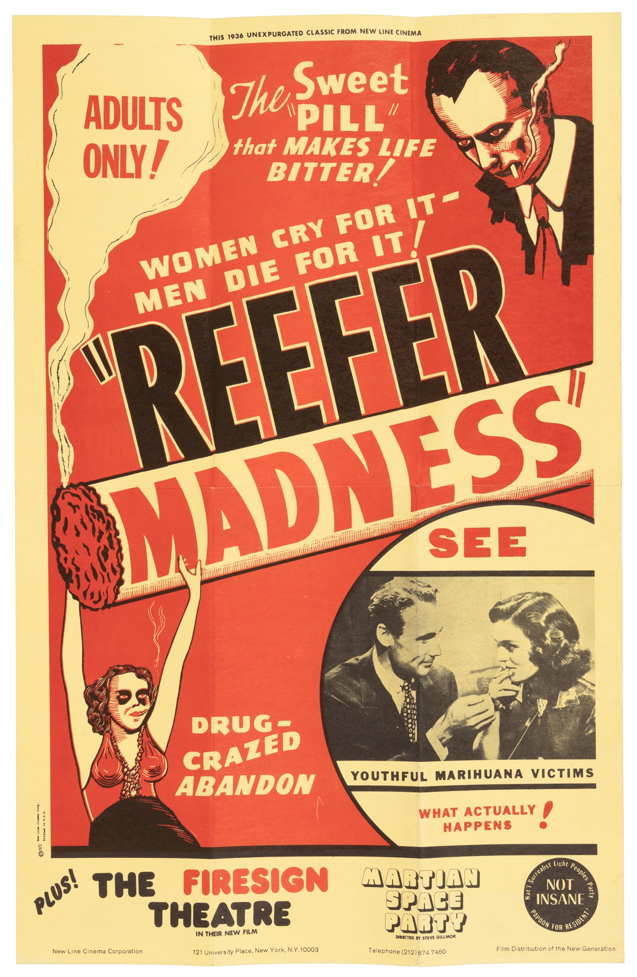 Reefer Madness promo poster 1972 (1 of 2)