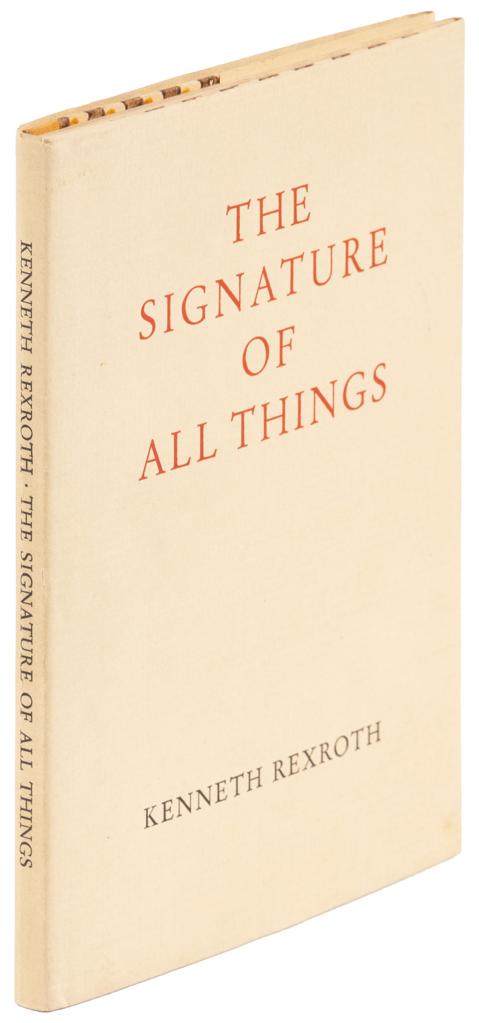 Rexroth's Signature of all Things 1/50 signed (1 of 2)