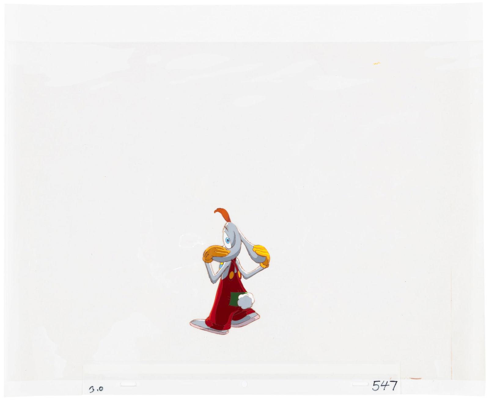 Series of 5 Roger Rabbit animation cels (1 of 5)